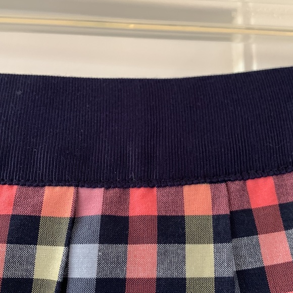 1901 NORDSTROMS MULTI COLORED CHECKERED PLEATED SKIRT - SIZE 8 - Picture 4 of 8